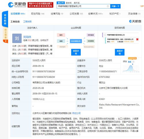 呷哺呷哺餐饮管理有限公司被列为被执行人 执行标的超22.7万